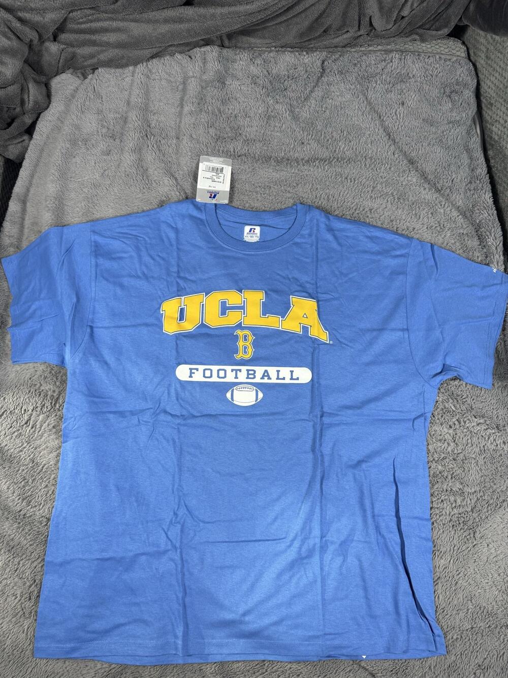 UCLA Bruins Shirt Mens 2XL Blue NCAA Football Russell Athletic Graphic Tee